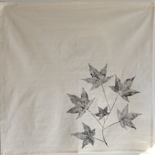 Load image into Gallery viewer, Unbleached 100% Cotton Sweetgum Leaf Tea Towel in Natural
