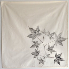 Load image into Gallery viewer, Unbleached 100% Cotton Sweetgum Leaf Tea Towel in Natural
