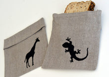 Load image into Gallery viewer, Linen Sade Sandwich &amp; Snack Bags
