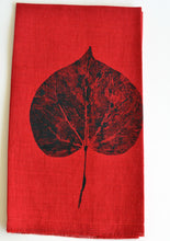Load image into Gallery viewer, Red Linen Tea Towel
