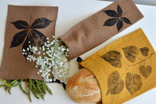 Load image into Gallery viewer, Linen Multi-Use String Bags in Mustard
