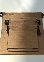 Load image into Gallery viewer, Linen Multi-Use String Bags in Ginger
