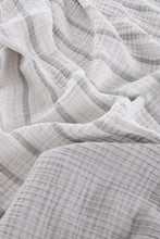 Load image into Gallery viewer, 4 Layer Muslin Blanket in Gray
