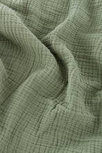 Load image into Gallery viewer, 4 Layer Muslin Blanket in Olive
